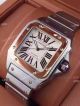 CARTIER SANTOS ROSE GOLD BEZEL AUTOMATIC WATCH (2)_th.jpg